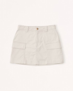 Abercrombie Utility Mini Kjolar Dam LjusBruna | 7401-AFHWN