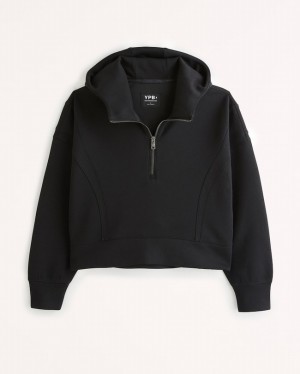 Abercrombie Ypb Neoknit Half-zip Set Dam Svarta | 8460-METIH