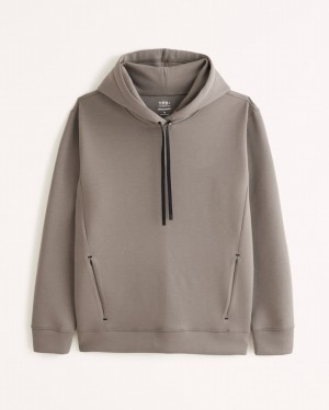 Abercrombie Ypb Neoknit Popover Hoodie Herr Grå | 9436-LOESK