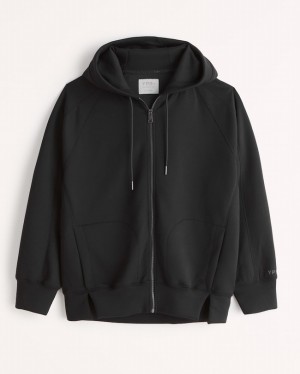 Abercrombie Ypb Neoknit-friendly Full-zip Set Dam Svarta | 3769-BMFYP