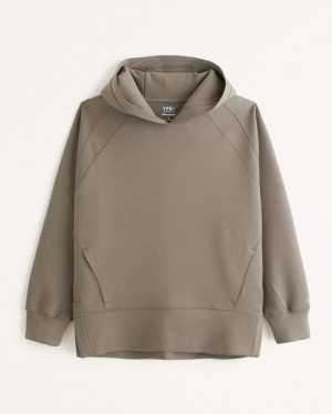 Abercrombie Ypb Neoknit-friendly Popover Hoodie Dam Grå | 4638-XYKAP