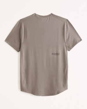 Abercrombie Ypb Powersoft Lifting T-shirt Herr Grå | 3742-TWBSP