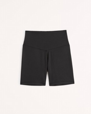 Abercrombie Ypb Studiosoft 5' Bike Shorts Dam Svarta | 5067-JEZNV