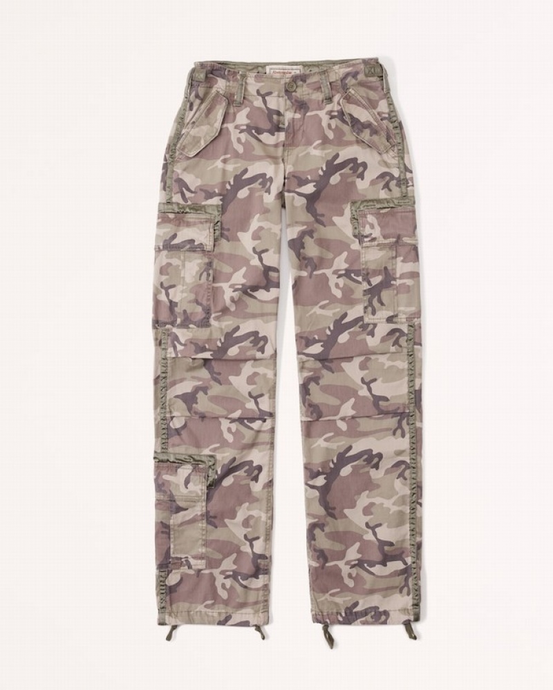 Abercrombie 2000s Utility Byxor Dam Camo   | 7890-JUWAZ