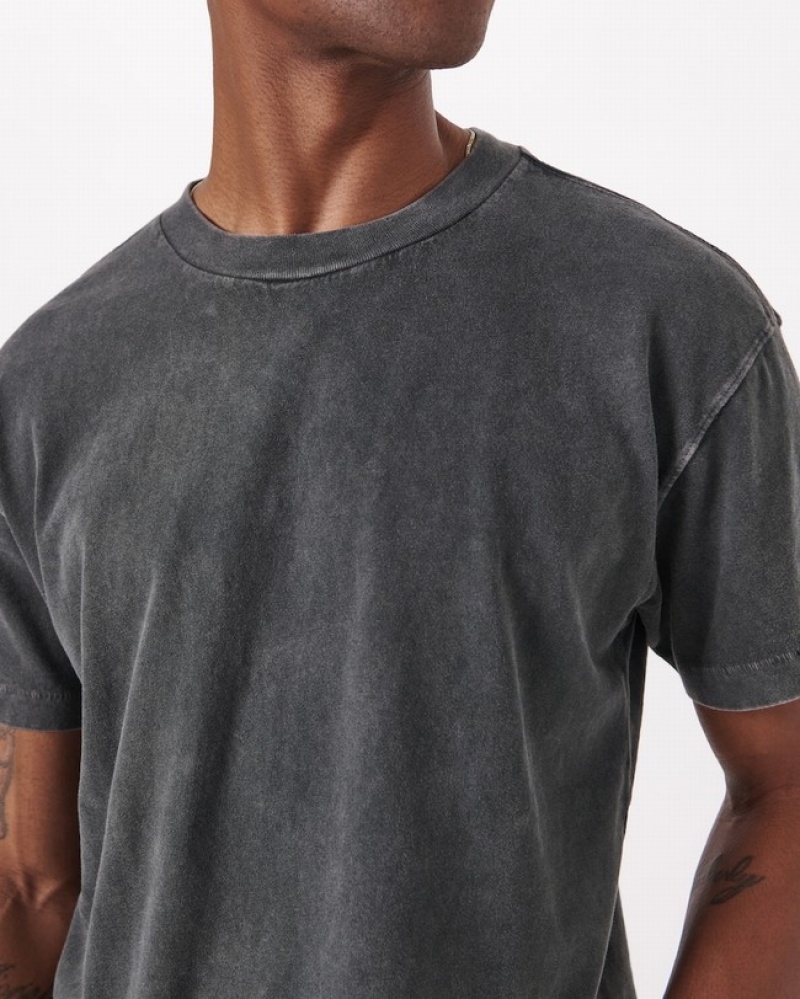 Abercrombie 3-pack Essential T-shirt Herr Grå Olika Färger  | 8549-LEKXR