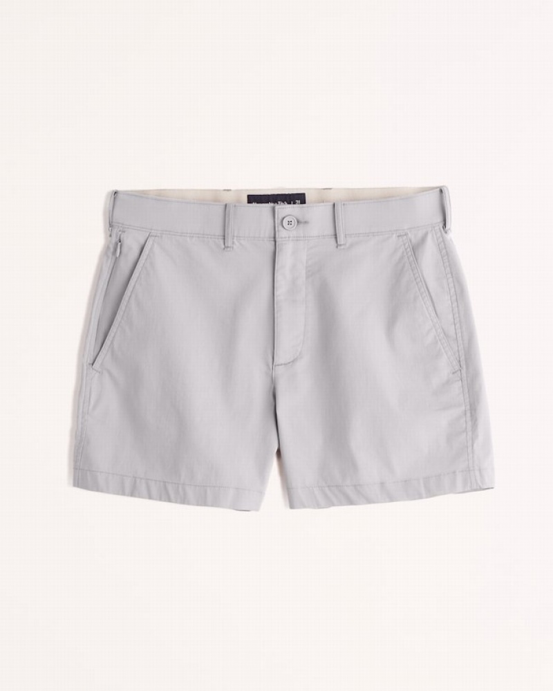 Abercrombie 5 Inch All-day Shorts Herr LjusGrå  | 4219-DTOUR