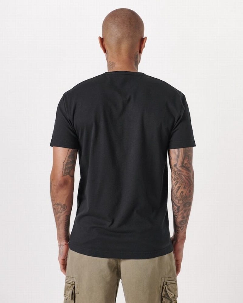 Abercrombie 5-pack Elevated Icon T-shirt Herr Turkos  | 4087-UQSZL