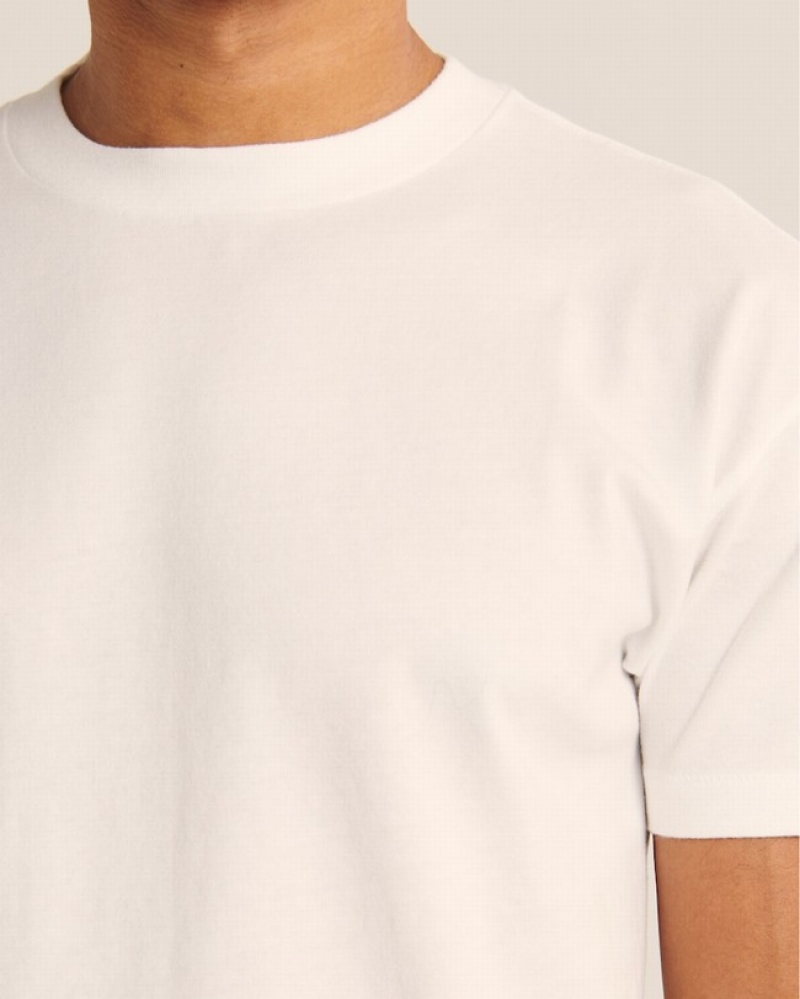 Abercrombie 5-pack Essential T-shirt Herr Marinblå  | 7019-JBASE