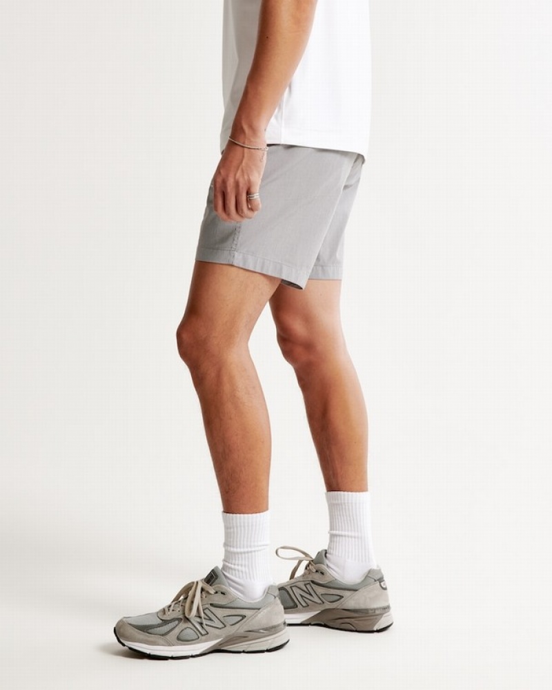 Abercrombie 7 Inch All-day Shorts Herr Grå  | 6029-NJIRK