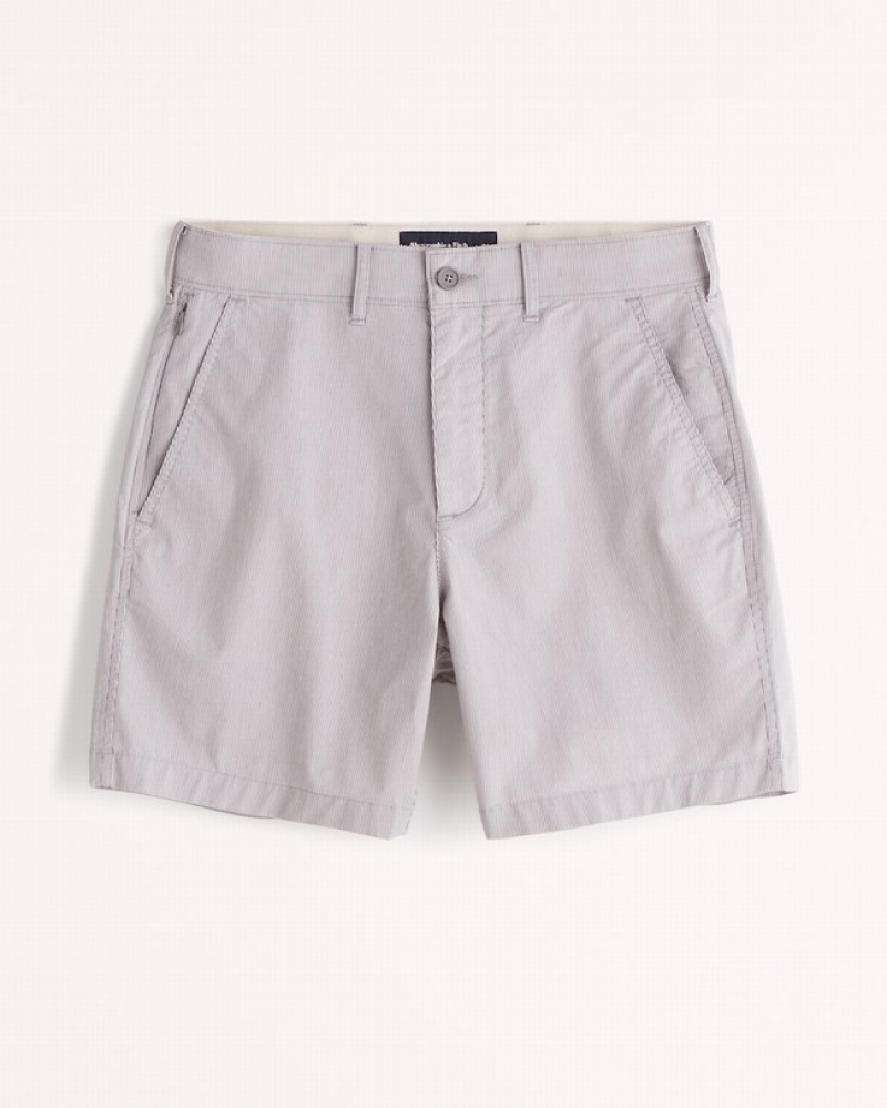 Abercrombie 7 Inch All-day Shorts Herr Grå  | 6029-NJIRK