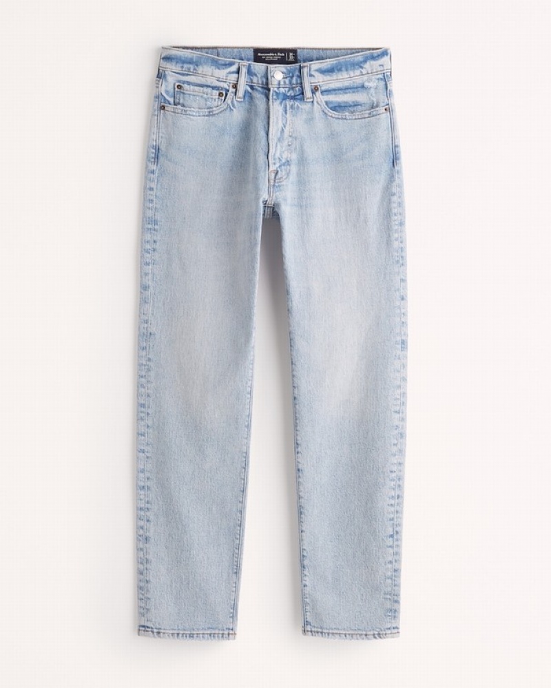 Abercrombie 90s Straight Jeans Herr LjusTvätt  | 1439-RMNXS