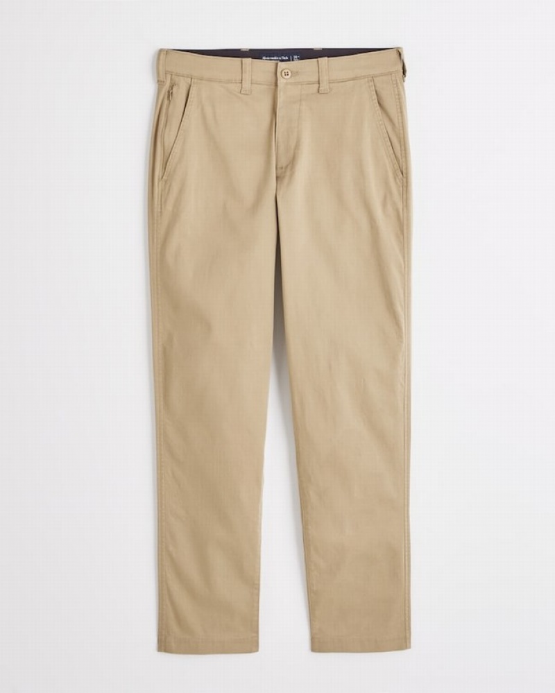 Abercrombie 90s Straight Modern Byxor Herr Khaki   | 2690-WTOLZ