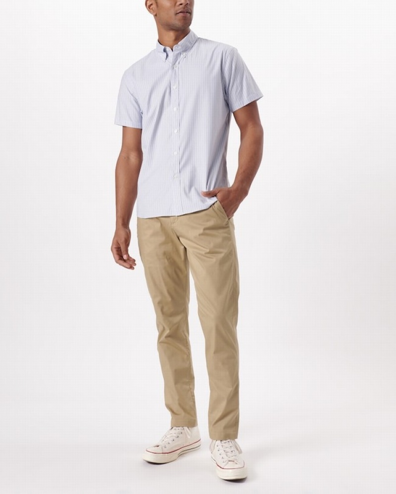 Abercrombie All-day Athletic Skinny Byxor Herr Khaki   | 2018-YWTOC