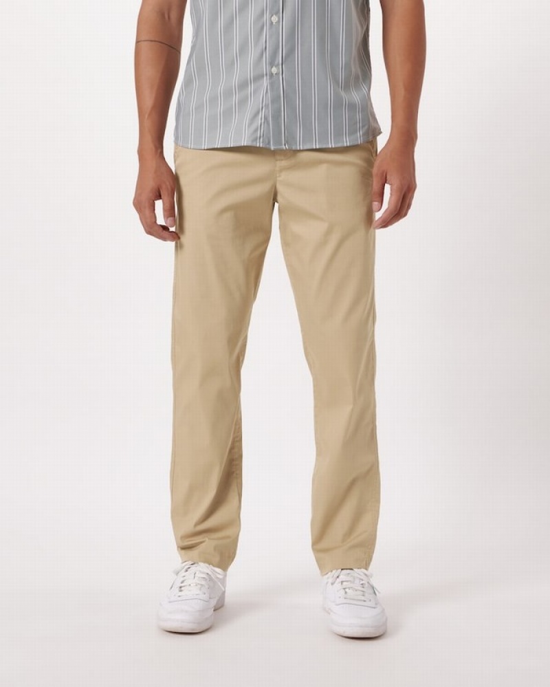 Abercrombie All-day Straight Byxor Herr Khaki   | 5163-NHPMO