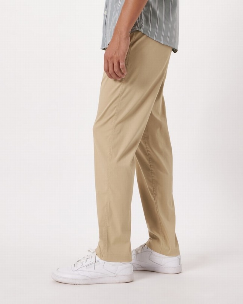 Abercrombie All-day Straight Byxor Herr Khaki   | 5163-NHPMO