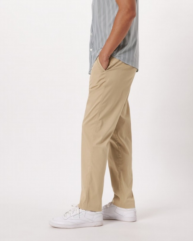 Abercrombie All-day Straight Byxor Herr Khaki   | 5163-NHPMO