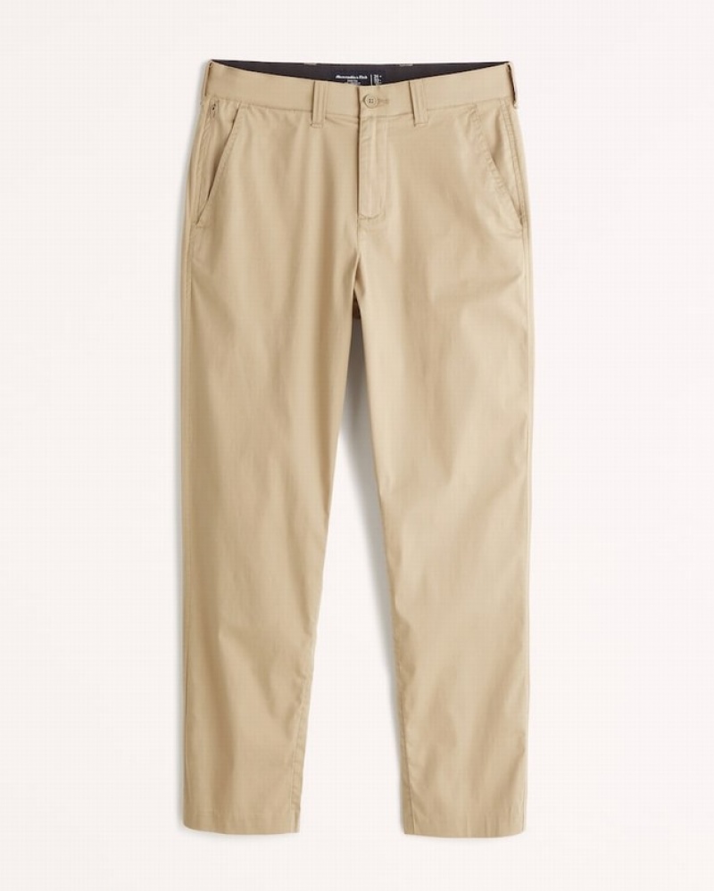 Abercrombie All-day Straight Byxor Herr Khaki   | 5163-NHPMO