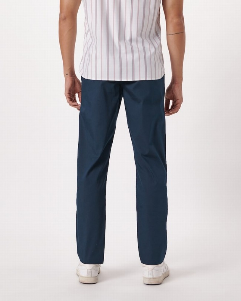 Abercrombie All-day Straight Byxor Herr Marinblå  | 3028-QRUAP