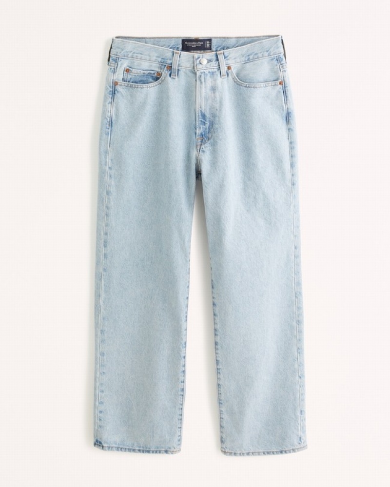 Abercrombie Baggy Jeans Herr LjusTvätt  | 8362-IVHOD