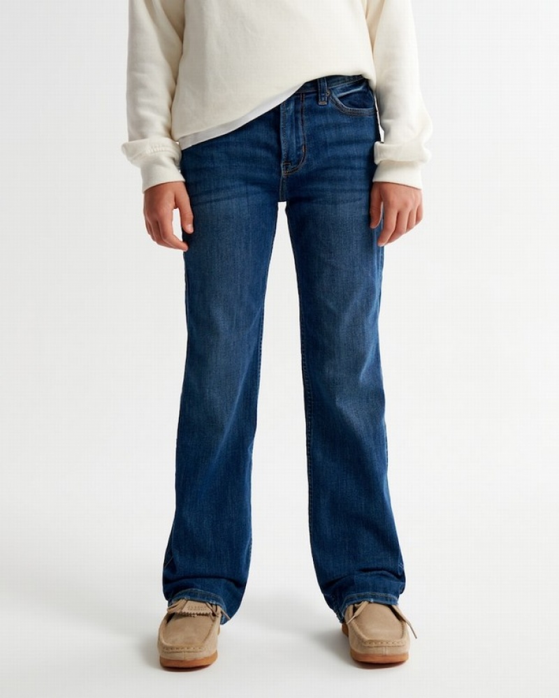 Abercrombie Bootcuts Jeans Pojke MörkTvätt  | 6932-BNSAF