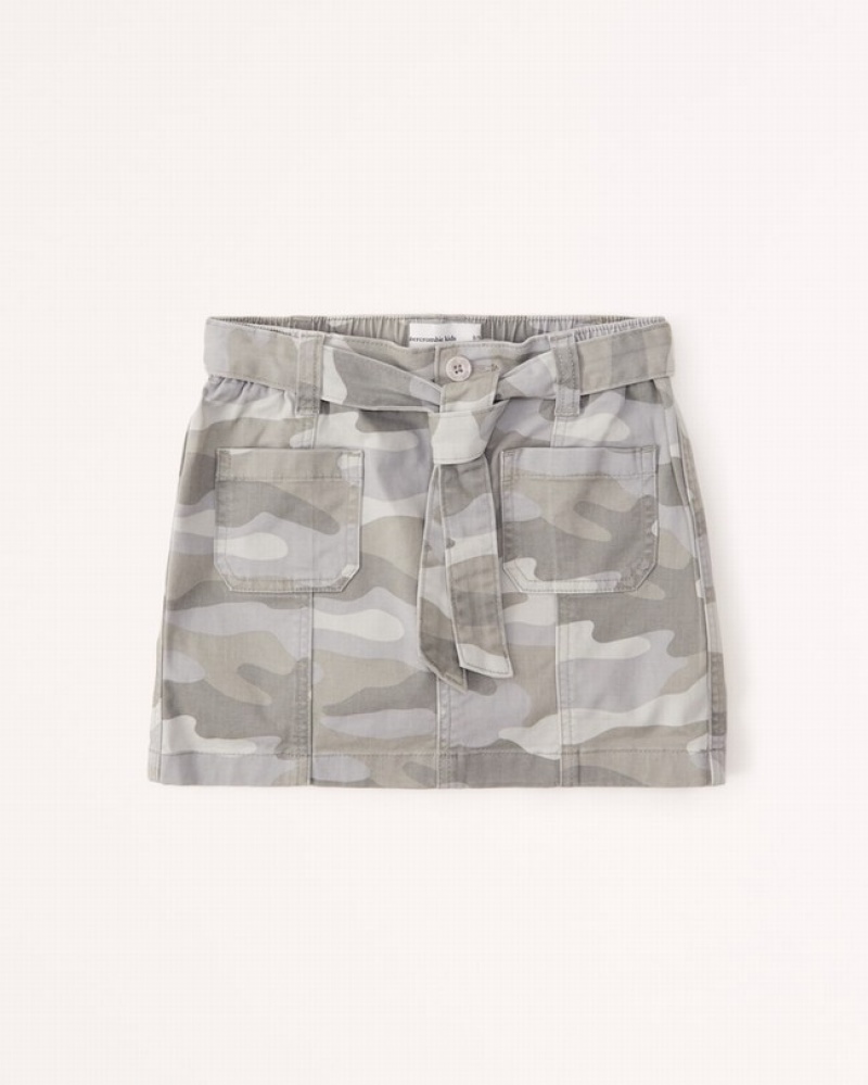 Abercrombie Cargo Mini Kjolar Tjej Camo   | 2173-NEZDF