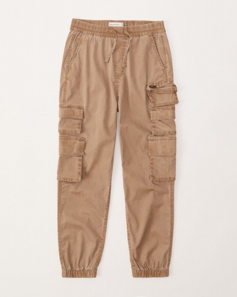 Abercrombie Cargos Mjukisbyxor Pojke Khaki   | 0547-PBIFU