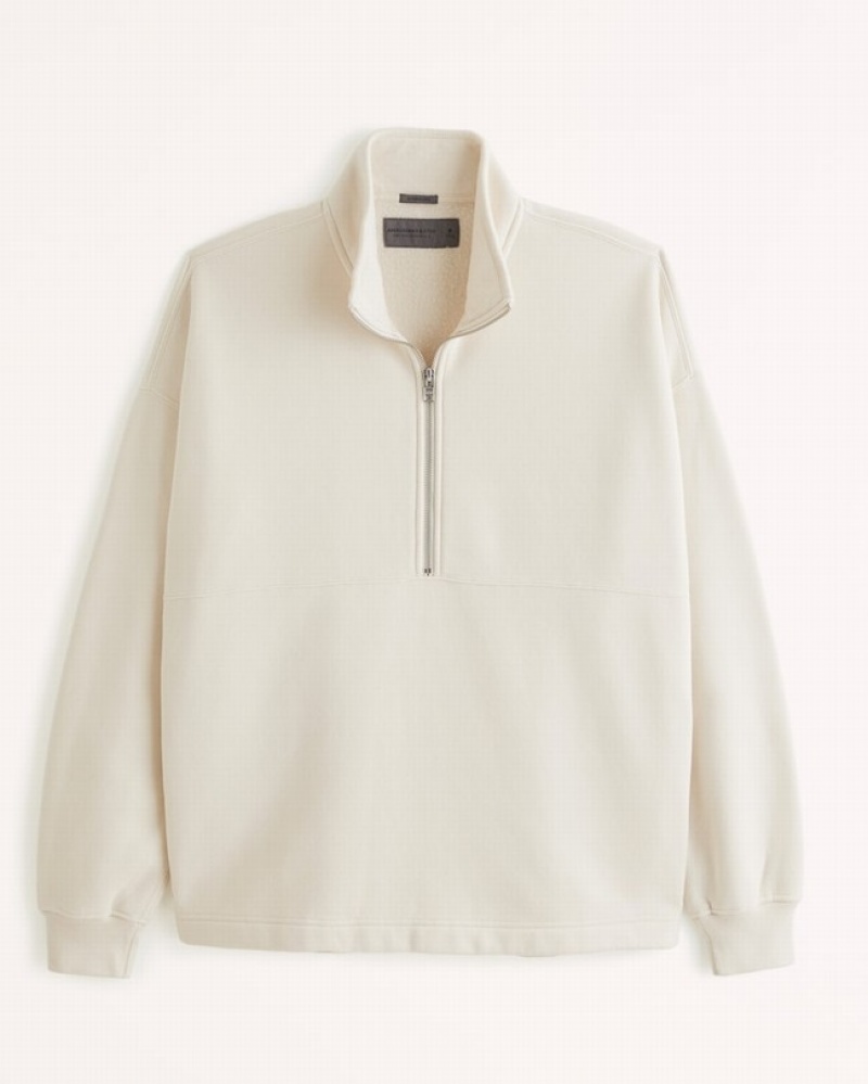 Abercrombie Essential Half-zip Set Herr Grädde  | 8342-MDHJW