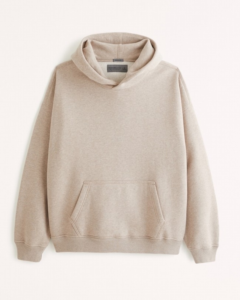 Abercrombie Essential Popover Hoodie Herr LjusBruna  | 6504-TFZHO