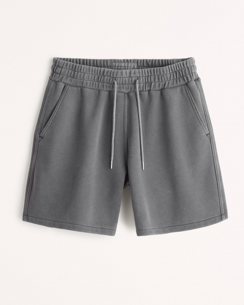 Abercrombie Essential Shorts Herr MörkGrå  | 8307-DKBAM