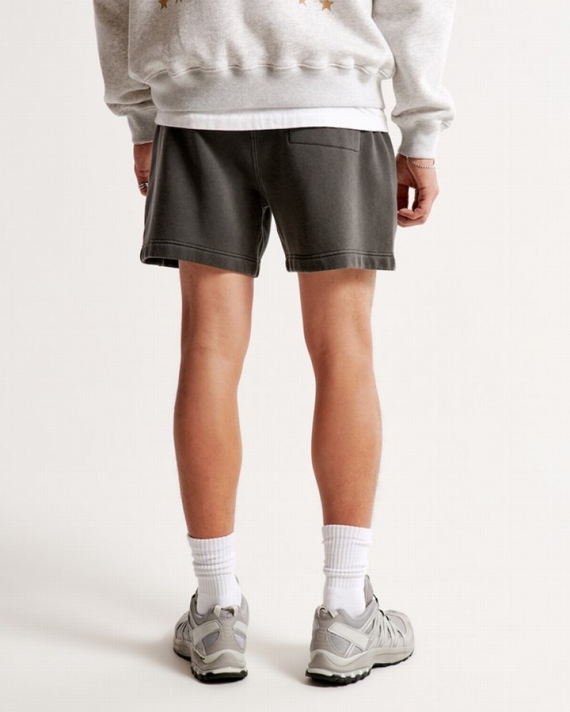 Abercrombie Essential Shorts Herr Grå  | 1593-LMQJX