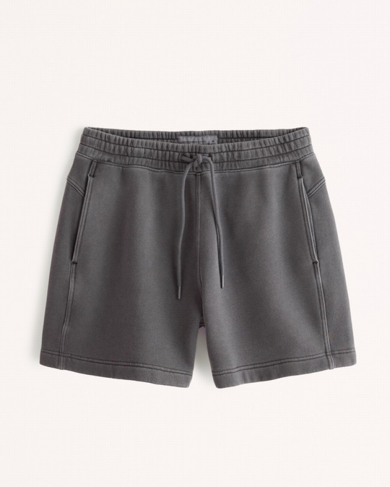 Abercrombie Essential Shorts Herr Grå  | 1593-LMQJX