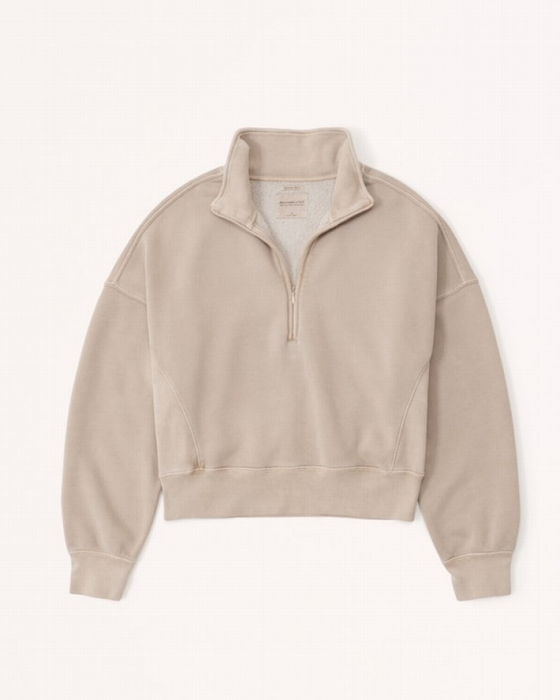 Abercrombie Essential Sunday Half-zip Set Dam LjusBruna  | 0653-ZNPDM