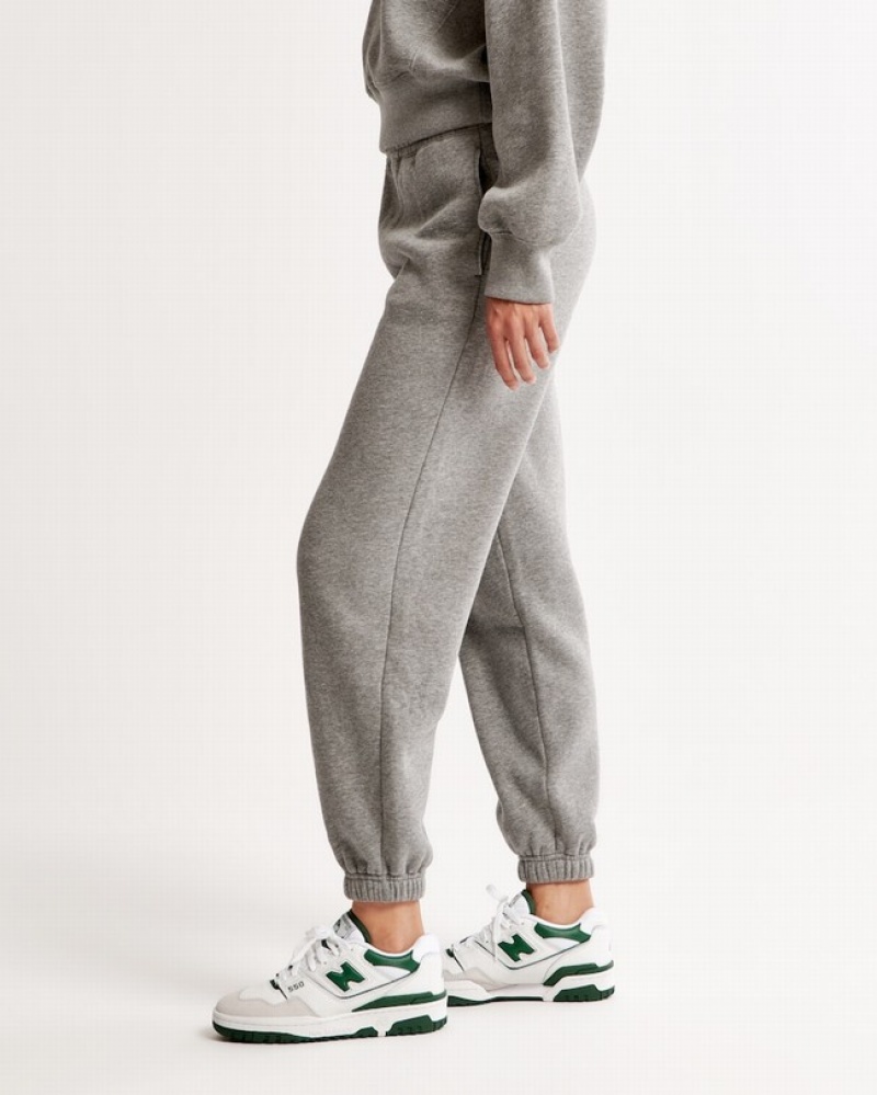 Abercrombie Essential Sunday Sweatpants Dam Grå  | 0152-BNGCO