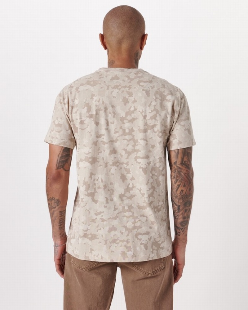 Abercrombie Essential T-shirt Herr LjusBruna Camo  | 7263-NUORY