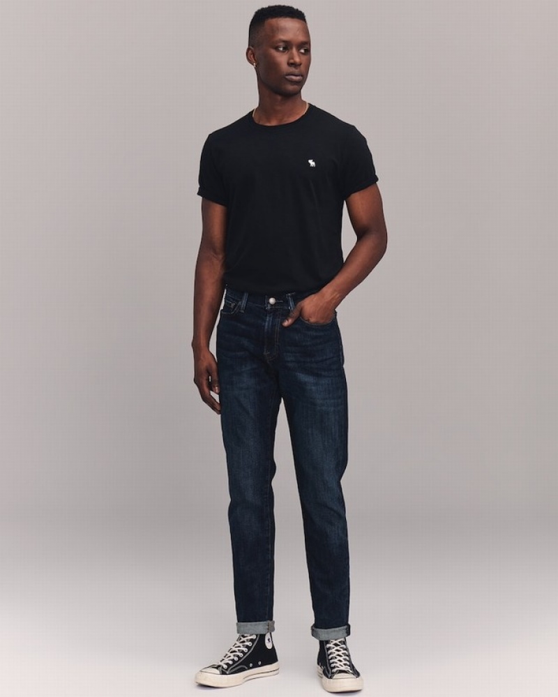 Abercrombie Gympa Skinny Jeans Herr MörkTvätt  | 9534-QSBUG