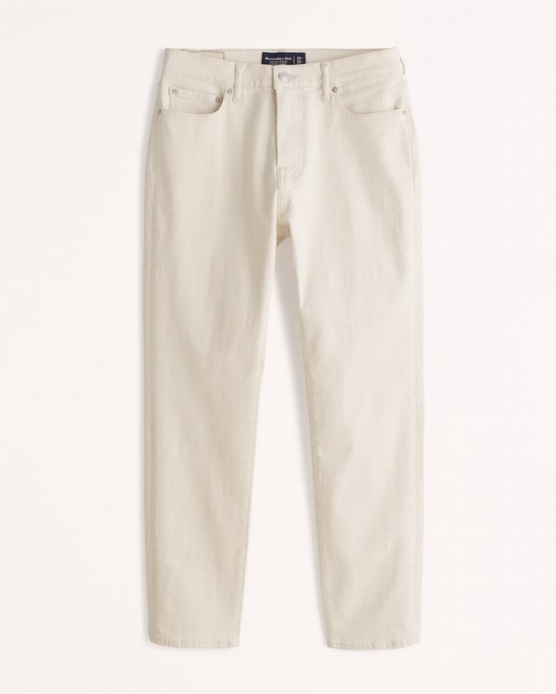 Abercrombie Gympa Straight Jeans Herr Grädde  | 2970-ZVPJD