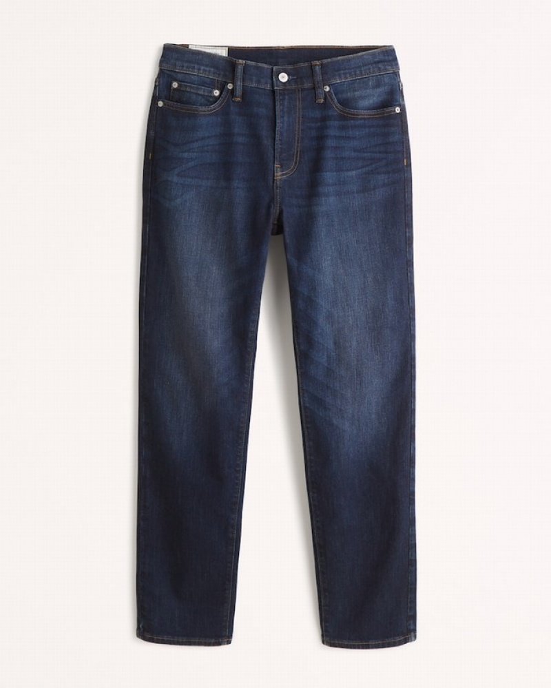 Abercrombie Hetero Jeans Herr MörkTvätt  | 7942-LJIWH