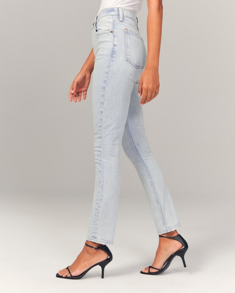 Abercrombie High Rise Skinny Jeans Dam Vita  | 1360-MXTOF