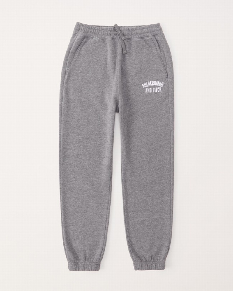 Abercrombie Logo Easy-fits Sweatpants Pojke Grå  | 9250-JPNMQ