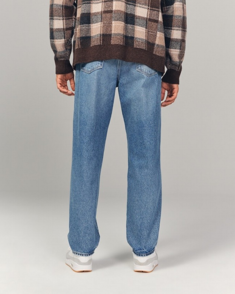 Abercrombie Loose Jeans Herr Tvätt  | 8901-SKNIO