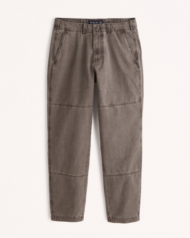 Abercrombie Loose Utility Byxor Herr MörkBruna  | 1463-IBYAX