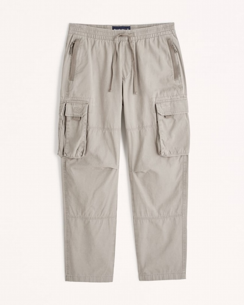 Abercrombie Loose Utility Byxor Herr Grå Bruna  | 3182-QAOIV