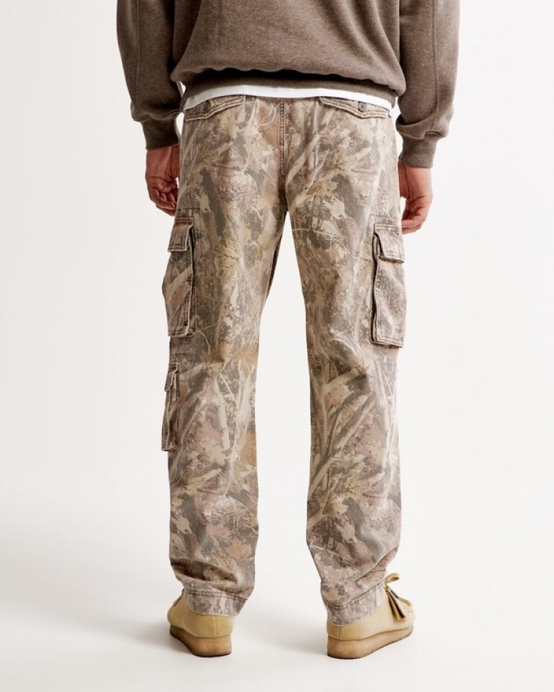 Abercrombie Loose Utility Cargo Byxor Herr Camo   | 0518-ZPYWN