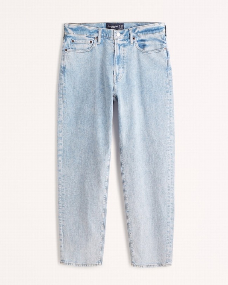 Abercrombie Lätta Loose Jeans Herr Blå  | 6091-KWSLP