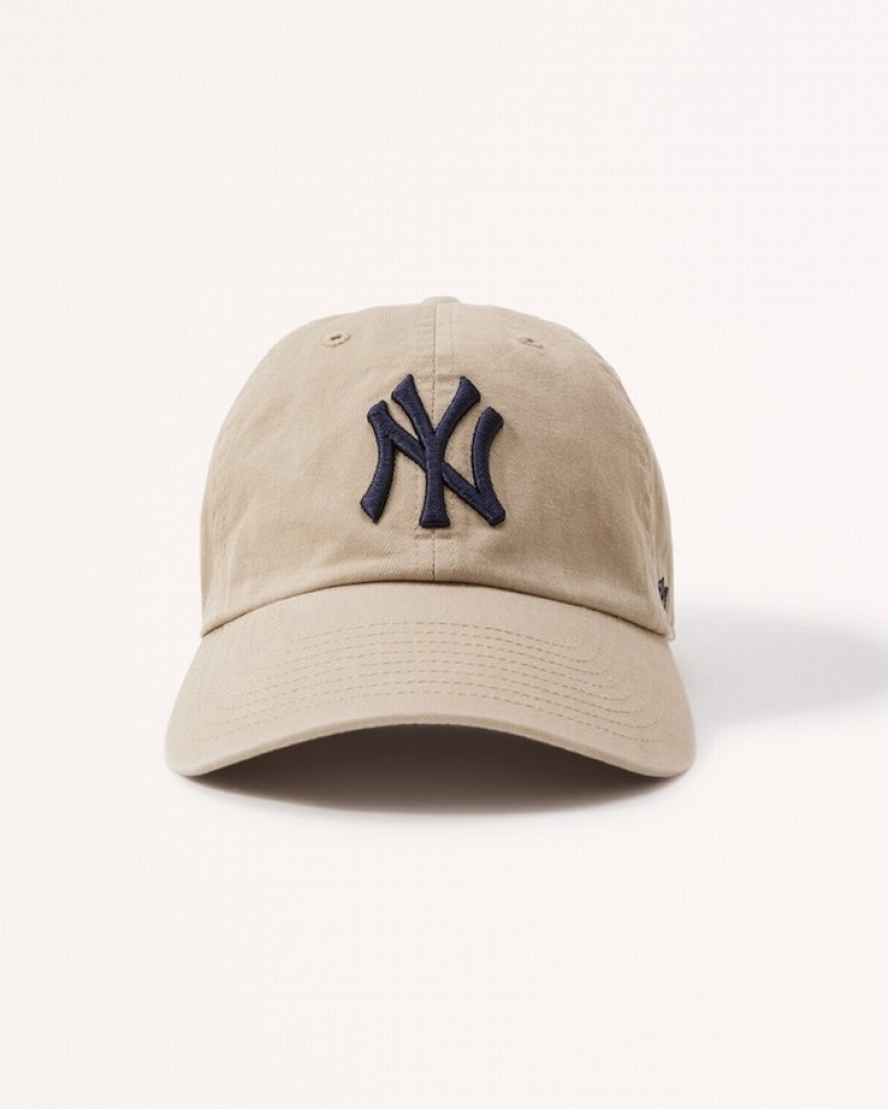 Abercrombie New York Yankees Dad Hatt Dam LjusBruna  | 0743-GHSTC