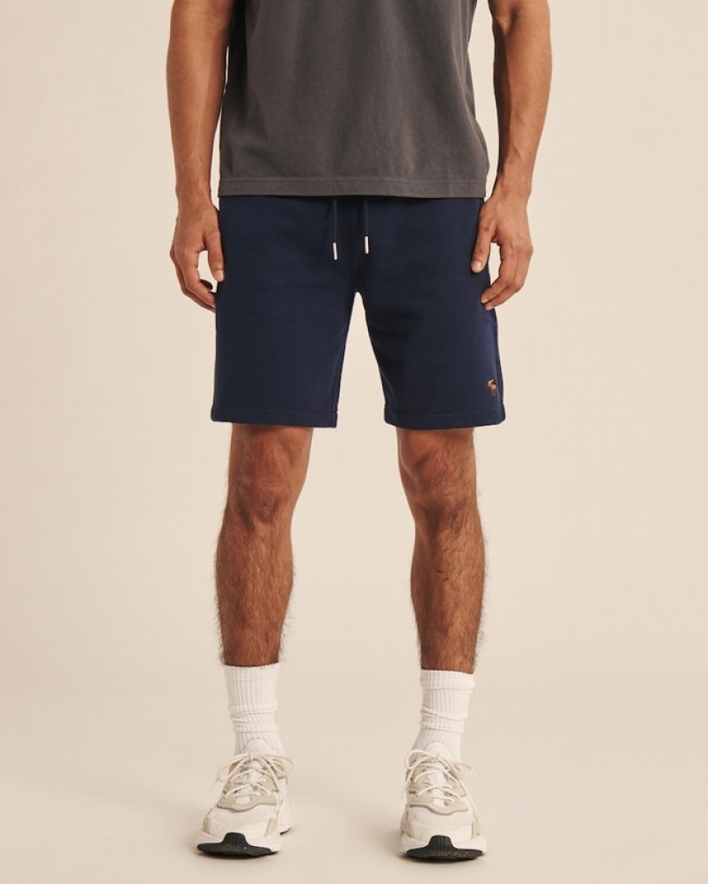 Abercrombie Signature Icon Shorts Herr Marinblå Blå  | 1702-IZRFG