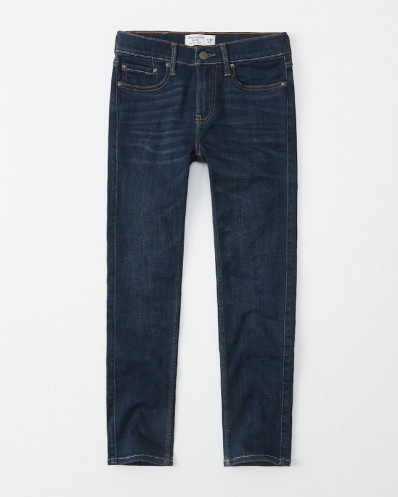 Abercrombie Skinnys Jeans Pojke MörkTvätt  | 7931-BMGJC