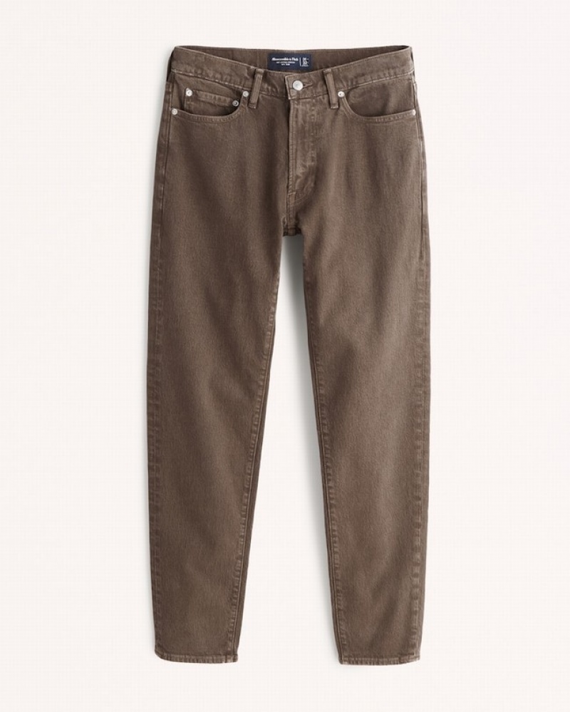 Abercrombie Slim Jeans Herr MörkBruna Tvätt  | 3826-MEINC