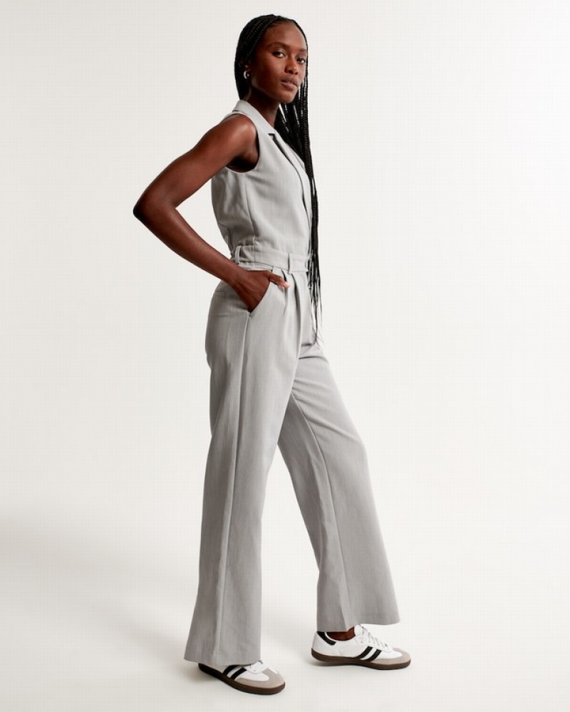 Abercrombie Sloane Jumpsuit Dam Grå  | 5937-SLKCT