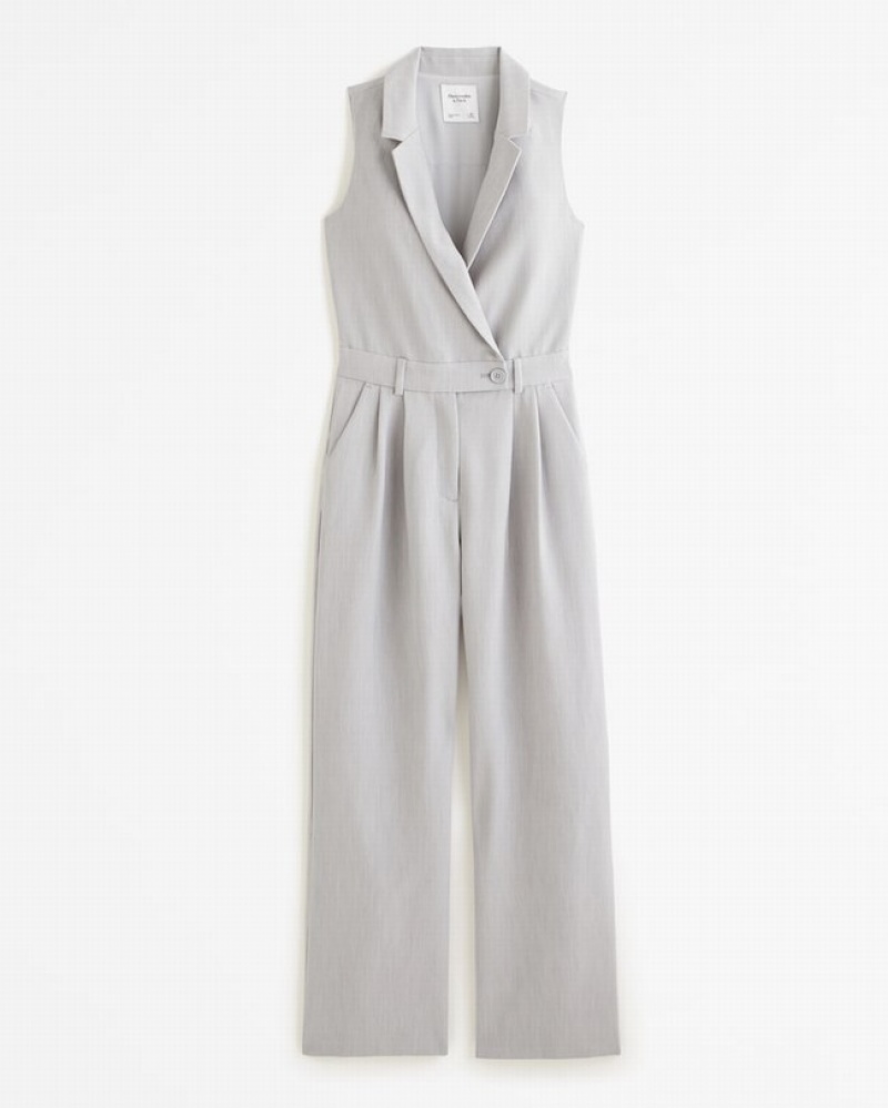 Abercrombie Sloane Jumpsuit Dam Grå  | 5937-SLKCT